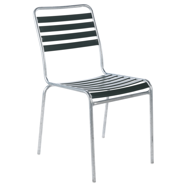 Details: Slatted chair St.Moritz without armrest
