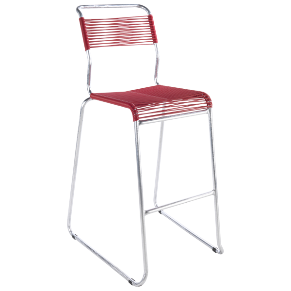 Details: «Spaghetti» bar stool (skidchair) Säntis without armrest