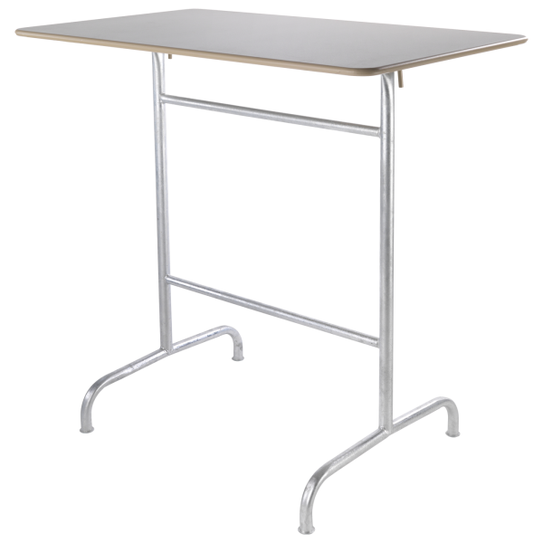 Details: Table haute en métal Rigi 120x70 / 110