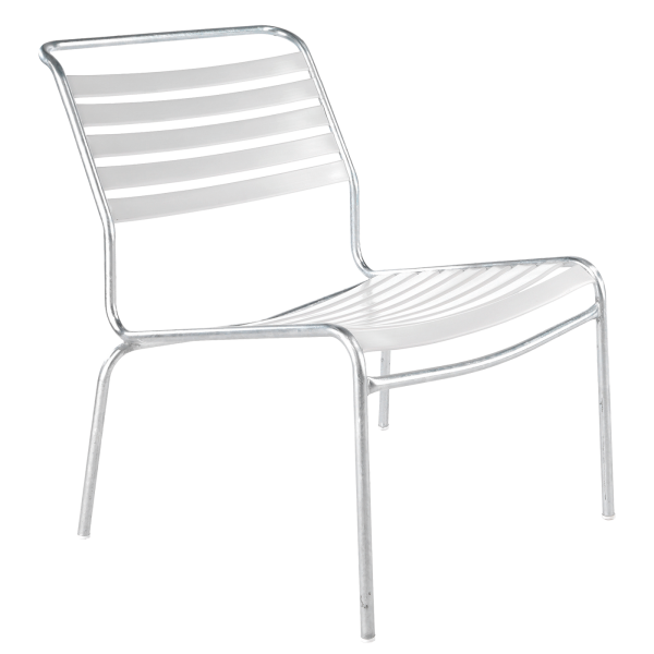 Details: Säntis slatted lounger without armrests