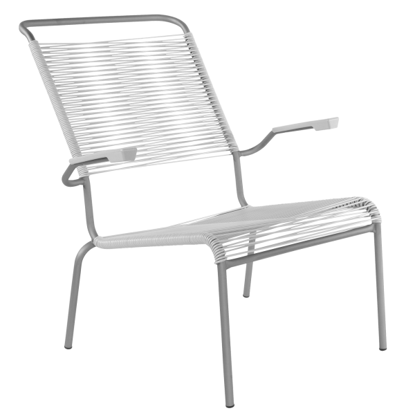 Details: «Spaghetti» lounger Säntis with armrest (high backrest)