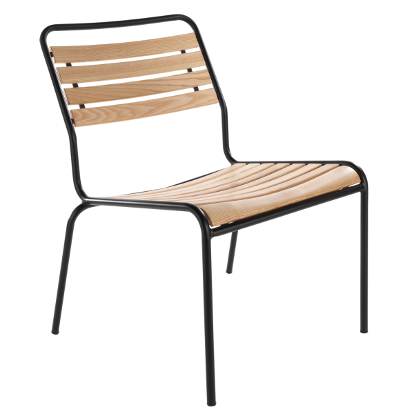 Details: Rigi Salon-Sessel Holzlatten ohne Armlehne