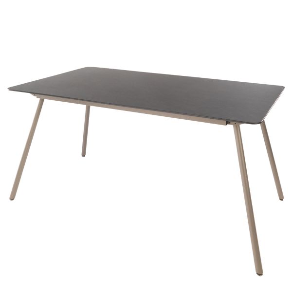 Details: Table en fibre de verre Locarno 160x90 (coins arrondis)