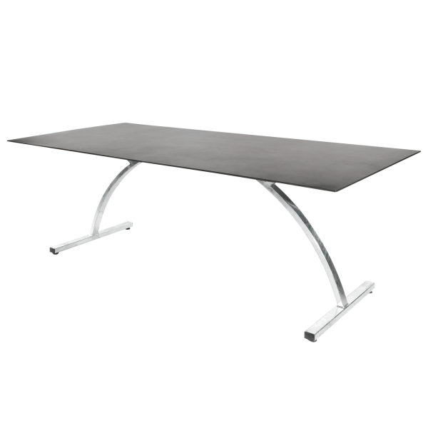 Details: Fiberglass table Bernardino 220x100