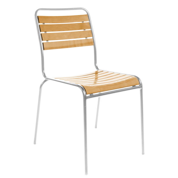 Details: Chaise à lattes Rigi sans accoudoir