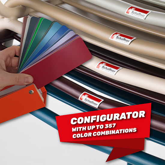 Configurator for all products - infinite colour combinations!