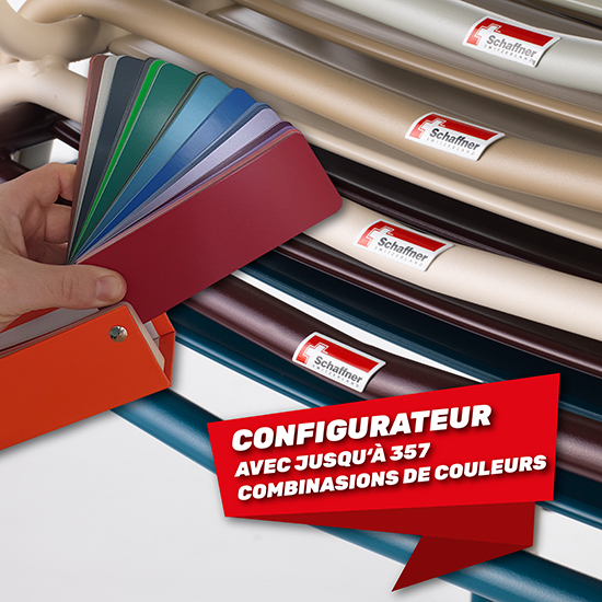 configurateur pour tous les produits - des combinaisons de couleurs infinies !